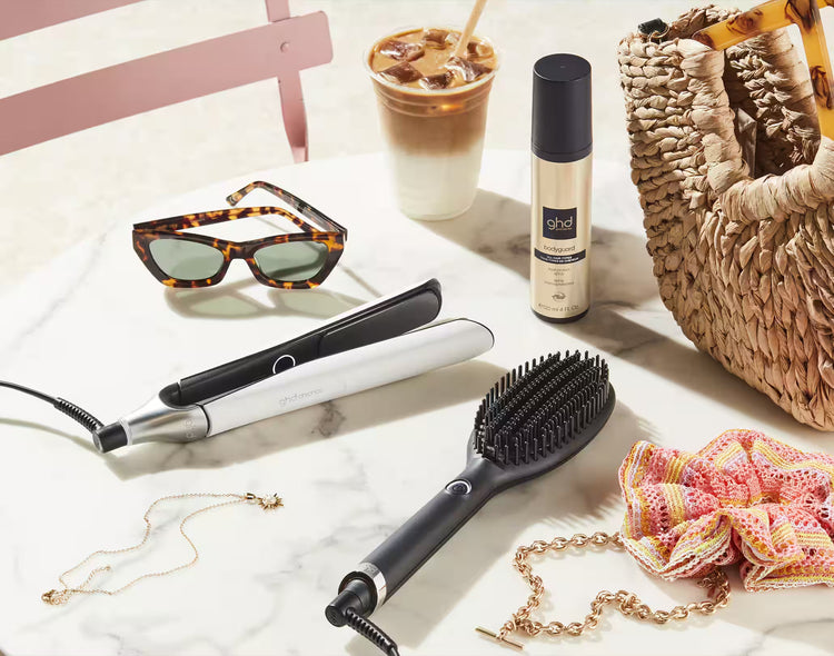 "Styling perfetto con le piastre GHD: qualità professionale a casa tua."