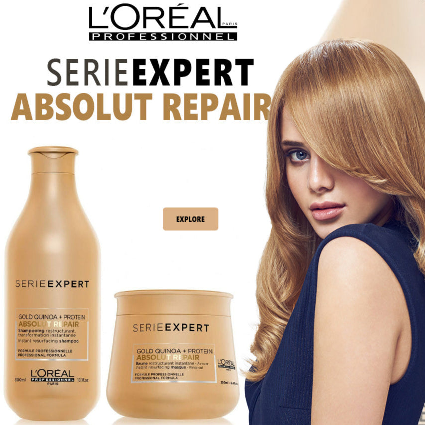 L'oreal professionnel- Serie expert absolut repair shampoo 300ml+maschera 250ml