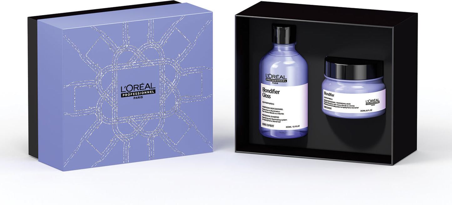 L'oreal professionnel - Cofanetto shampoo Blondifier 300ml e maschera Blondifier 250ml