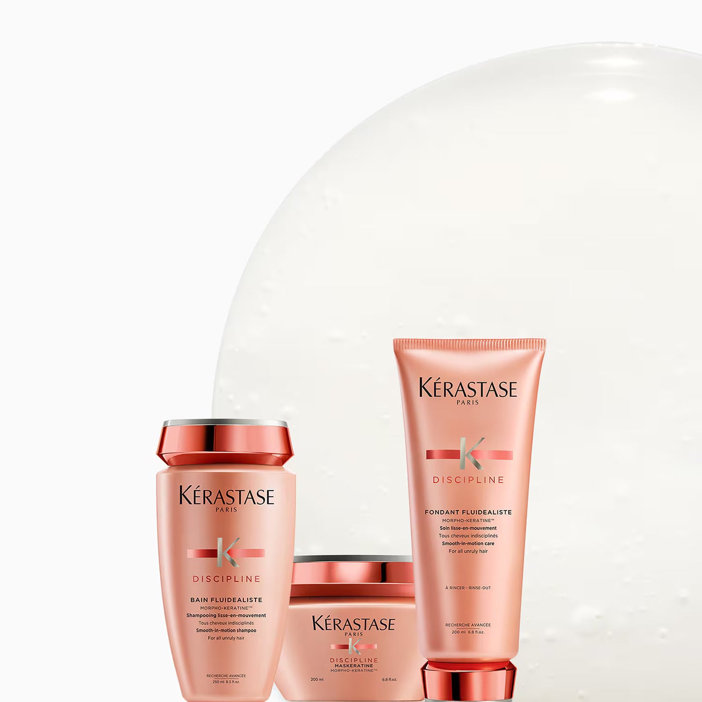 KERASTASE Bain Fluidéaliste C164887/2- Shampoo Discipline anticrespo 250 ml