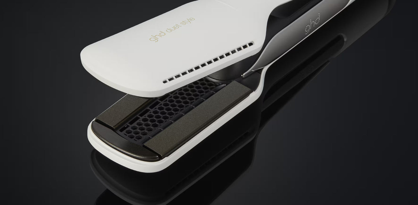 Ghd Duet Style Piastra Asciugacapelli 2 in 1 Bianca