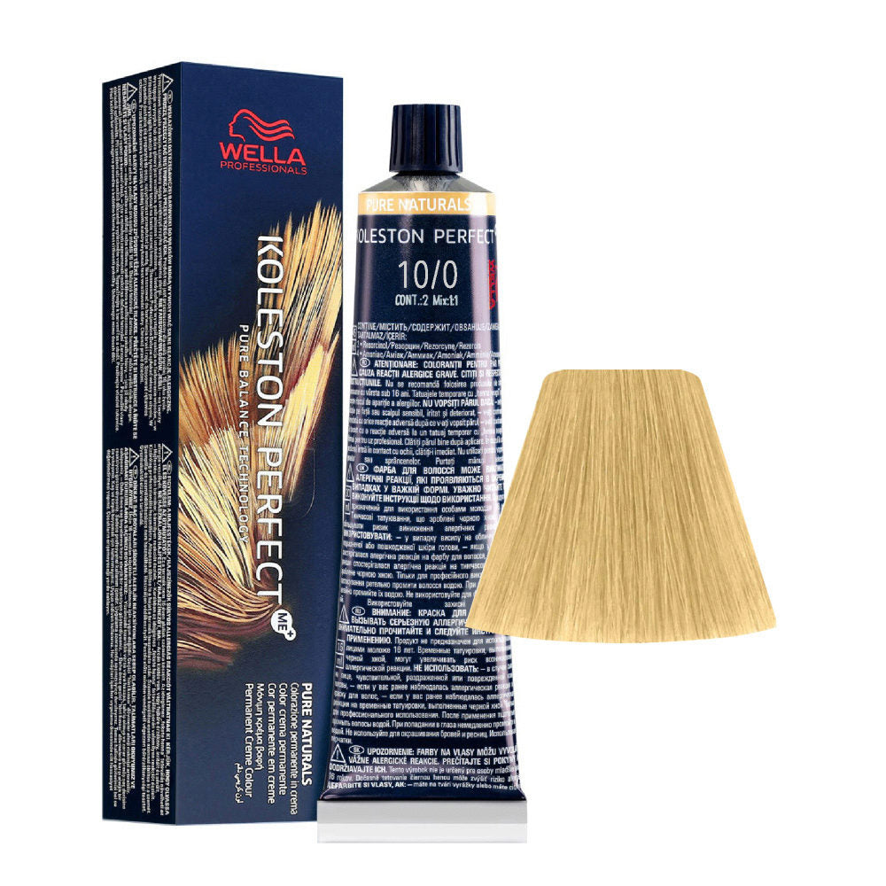 Wella professional Koleston perfect me+ 10/0 Colorazione: Biondo platino chiaro