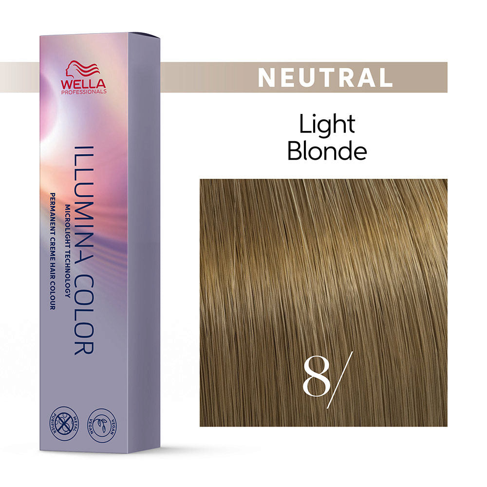 Wella professional Illumina color 8/ Colorazione Biondo chiaro