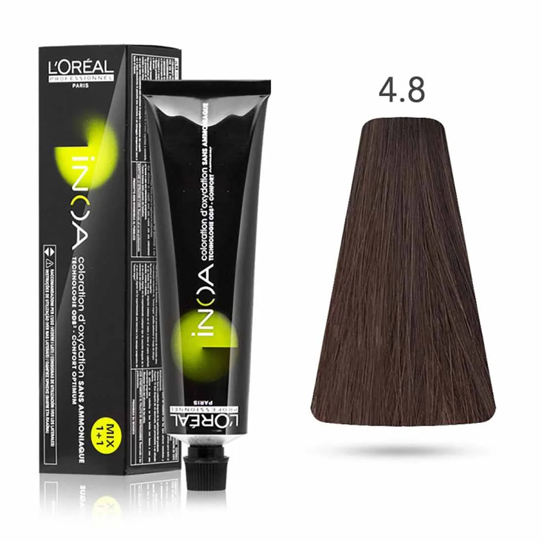 L'Oreal Professionnel INOA 4,8 Colorazione: castano marrone moka
