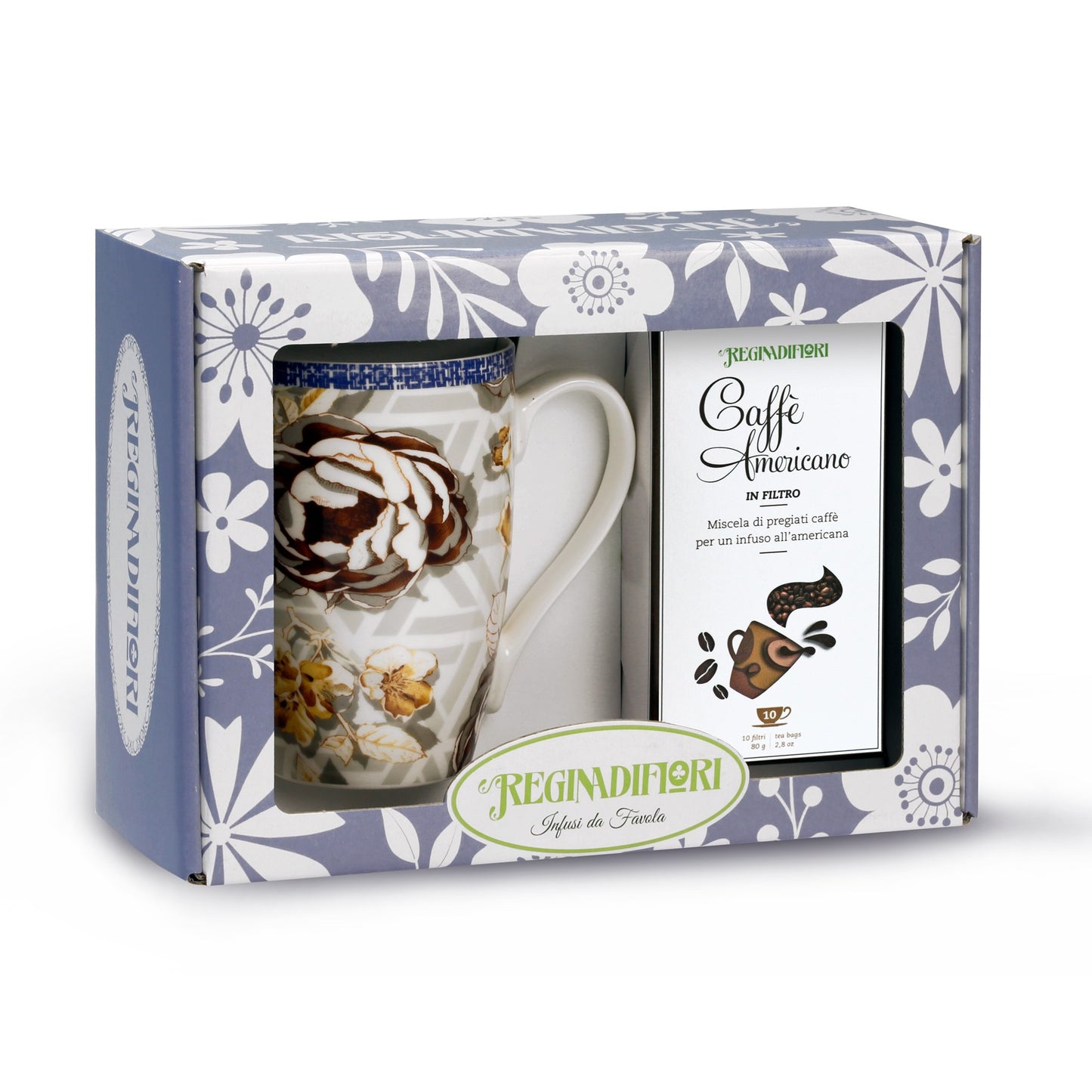 REGINADIFIORI - Mug + Caffè Americano