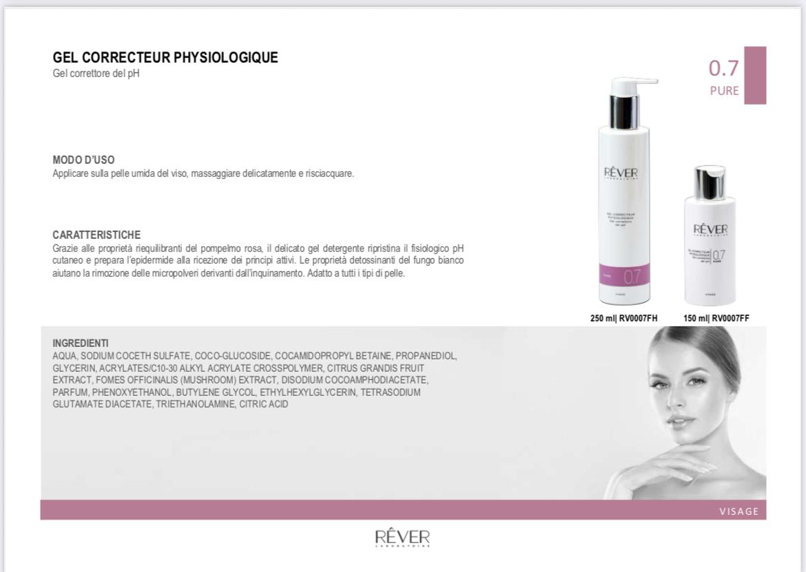 0.7 gel correcteur physiologique