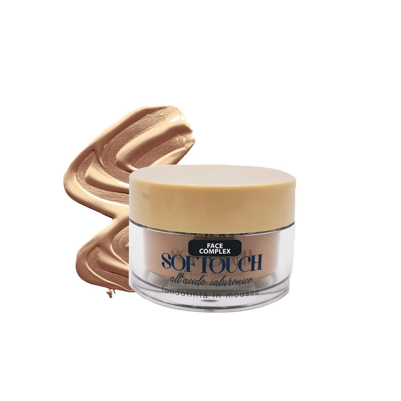 Fondotinta in mousse Soft Touch all'acido ialuronico 02 FACE COMPLEX 40 ml