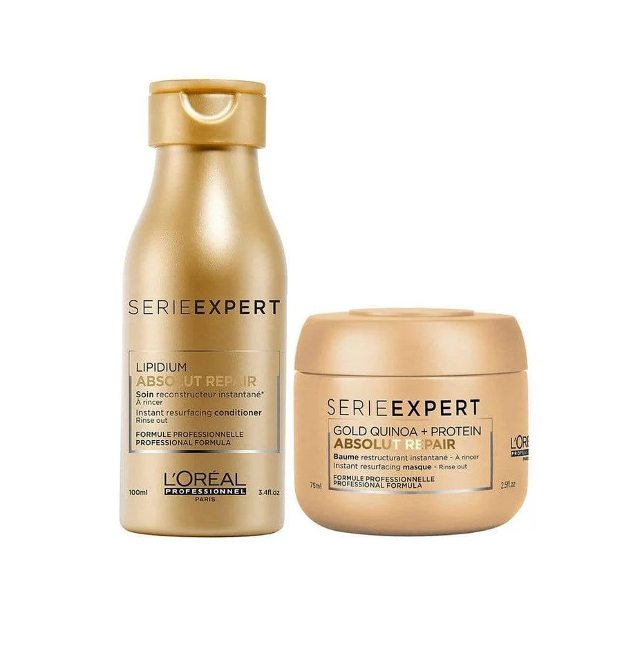 L'oreal professionnel- kit viaggio absolut repair Lipidium shampoo 100ml+maschera 75ml