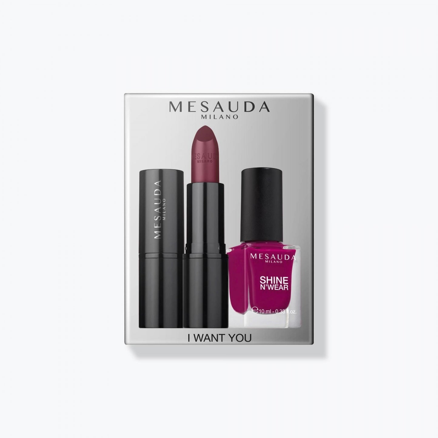 MESAUDA WANT YOU 154048- Kit Rossetto e Smalto GOTHICFULL