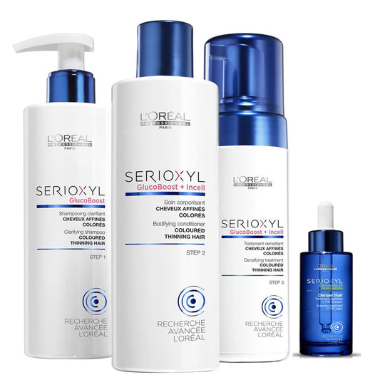 L'oreal Professionnel Serioxyl GlucoBoost + Incell Balsamo volumizzante