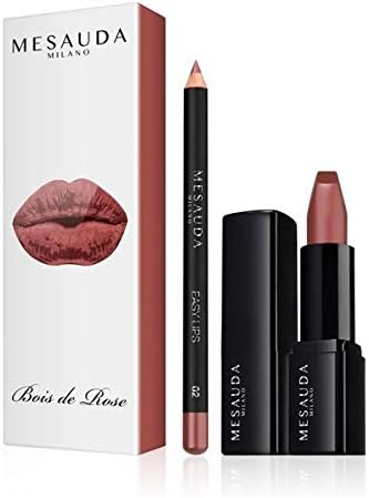 MESAUDA MATTE ME UP - Kit Rossetto e Matita BOIS DE ROSE