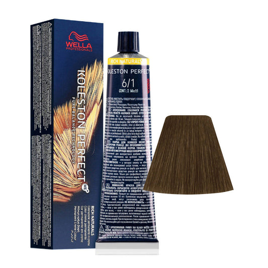Wella professionals- Koleston perfect me+ 6/1 Colorazione:  Biondo scuro cenere