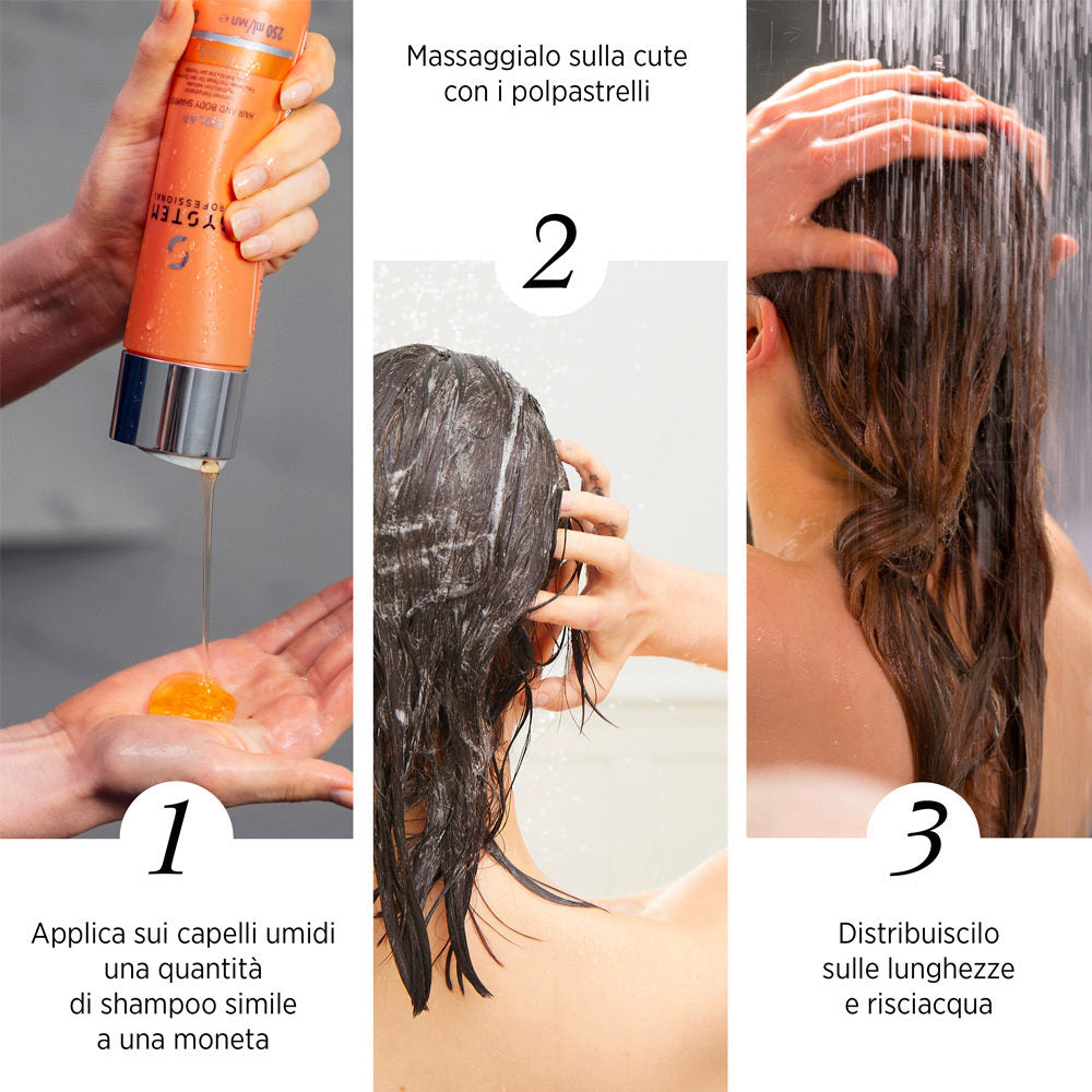 System Professional Solar Hair & Body Shampoo Sol1, 250ml - shampoo solare corpo e capelli