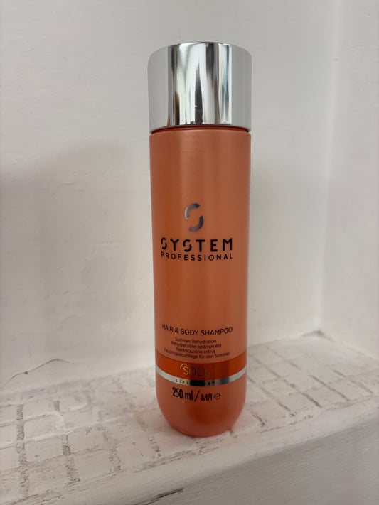 Shampoo capelli e corpo dopo sole