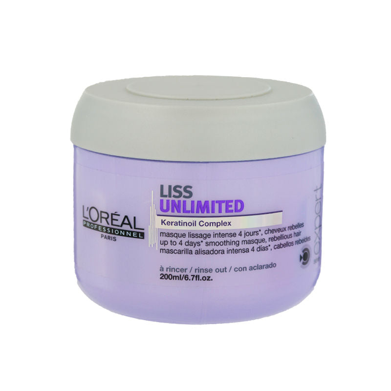 L'OREAL LISS UNLIMITED C183460/1- Maschera anti-crespo per capelli nutriti 200ml