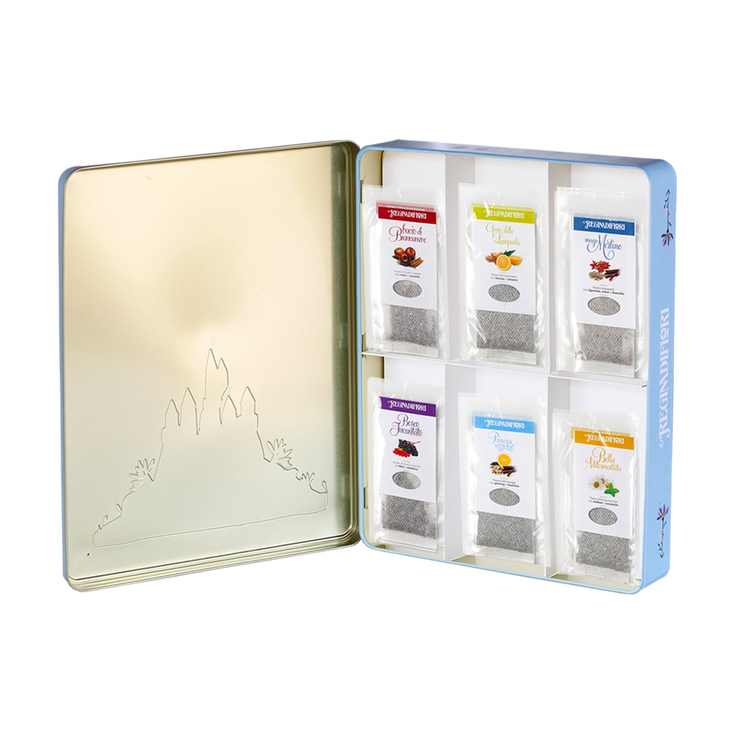 REGINADIFIORI - C'Era Una Volta Latta Magico Castello 36 filtri