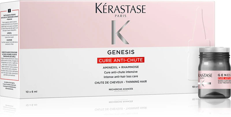 Genesis Cure Anti Chute Trattamento Intensivo Anticaduta Aminexil Limited Edition 30 Fiale Da 6 Ml