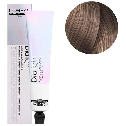 L'Oreal Professionnel DIA LIGHT 8.21 Colorazione: milkshake biondo chiaro irisè cenere
