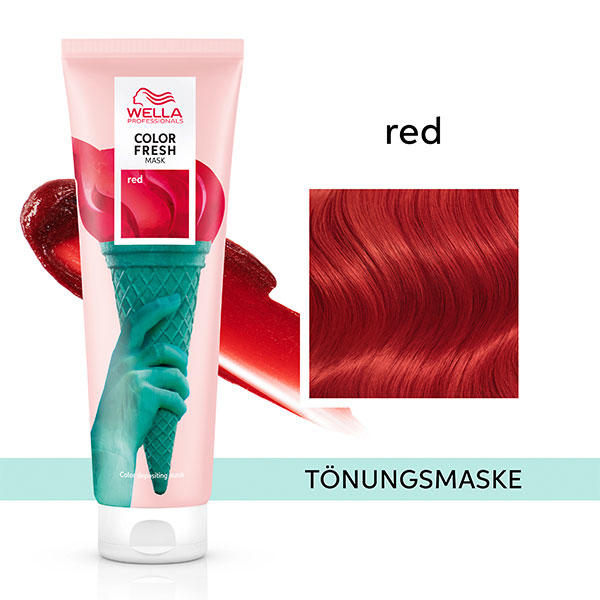 Wella professionals Color fresh mask Maschera Colorata Semipermanente _red 150ml