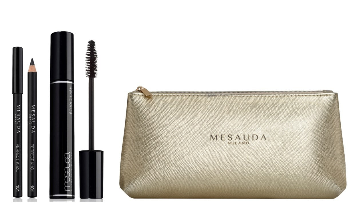 Mesauda Queen of The Night -Mascara Studio Lash + Matita Occhi Perfect Khol nero